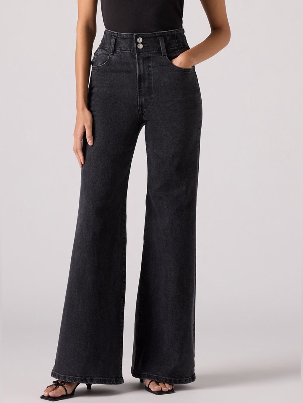 Levi’s Ribcage Bell Corset High Rise Bell Bottom Jeans Womens Size 31